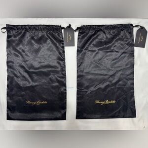 HONEY BIRDETTE BLACK DRAW STRING LINGERIE DUST BAGS POUCH TRAVEL STORAGE 2